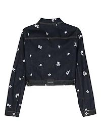 LANVIN - Floral Embroidered Denim Jacket