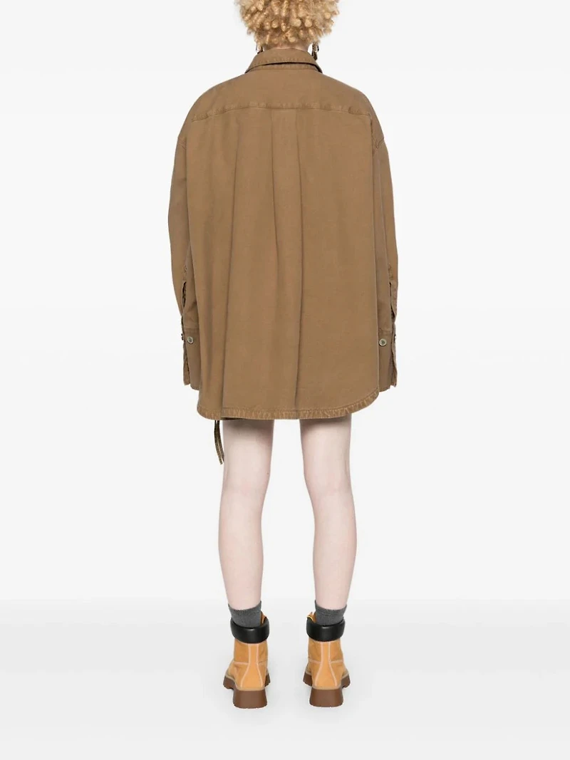 THE ATTICO - Oversized Shirt in Tan