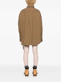 THE ATTICO - Oversized Shirt in Tan