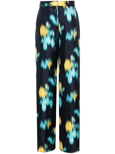 LANVIN - Abstract Print Trousers