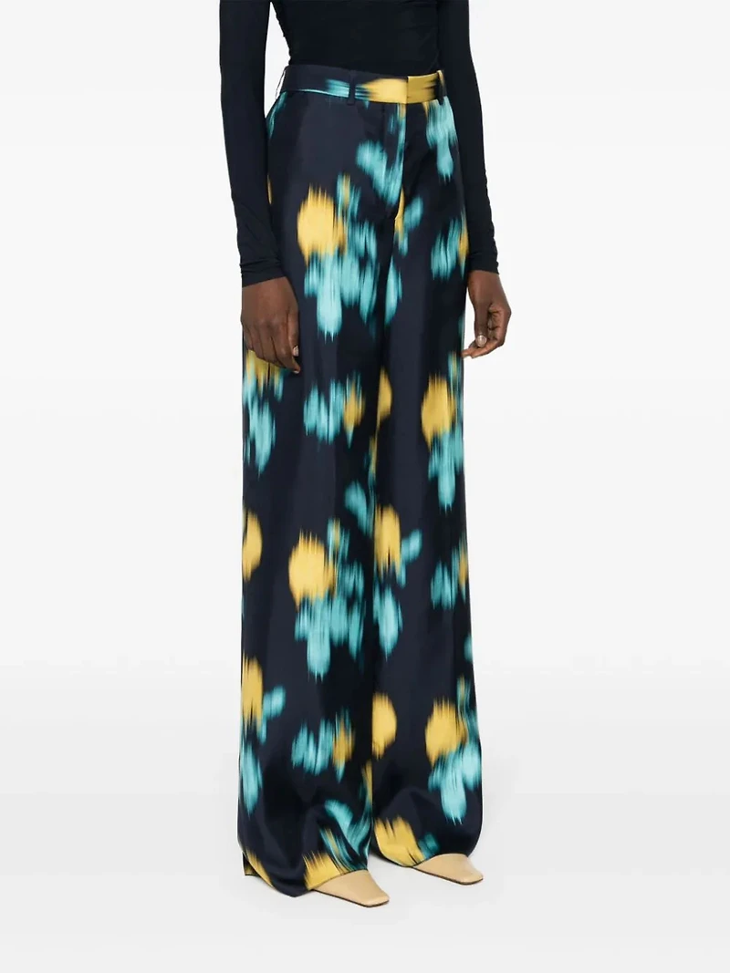 LANVIN - Abstract Print Trousers