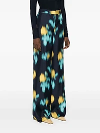 LANVIN - Abstract Print Trousers