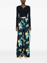 LANVIN - Abstract Print Trousers