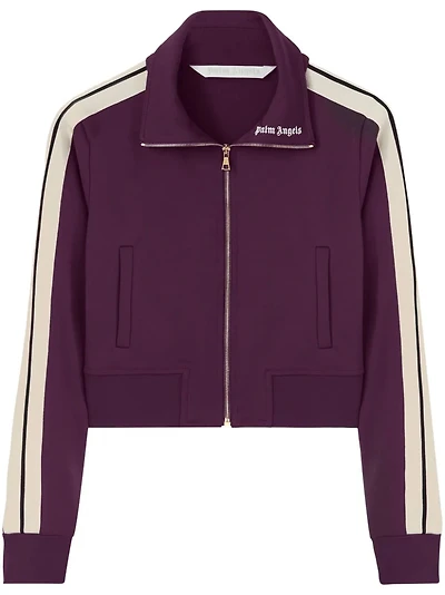 PALM ANGELS - Cropped Jacket in Purple