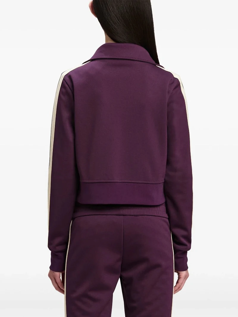 PALM ANGELS - Cropped Jacket in Purple