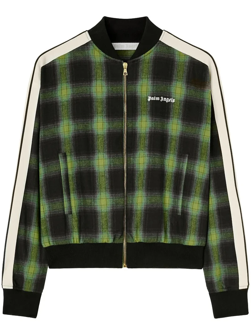 PALM ANGELS - Plaid Bomber Jacket