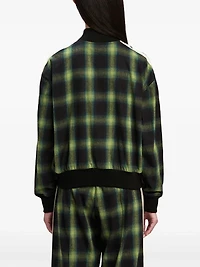 PALM ANGELS - Plaid Bomber Jacket