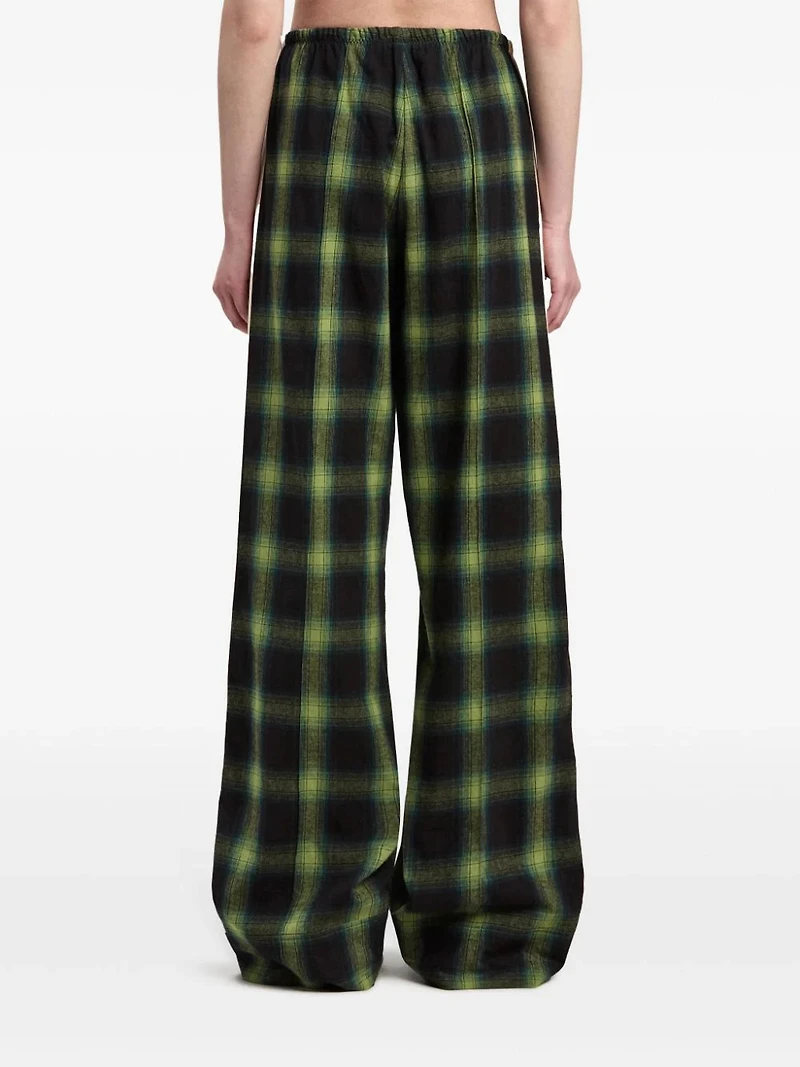 PALM ANGELS - Plaid Track Pants