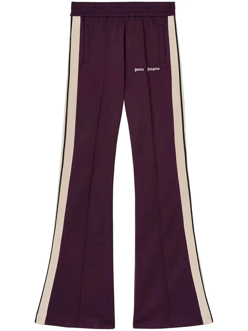 PALM ANGELS - Flare Track Pants in Purple