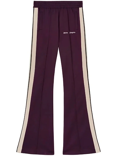 PALM ANGELS - Flare Track Pants in Purple