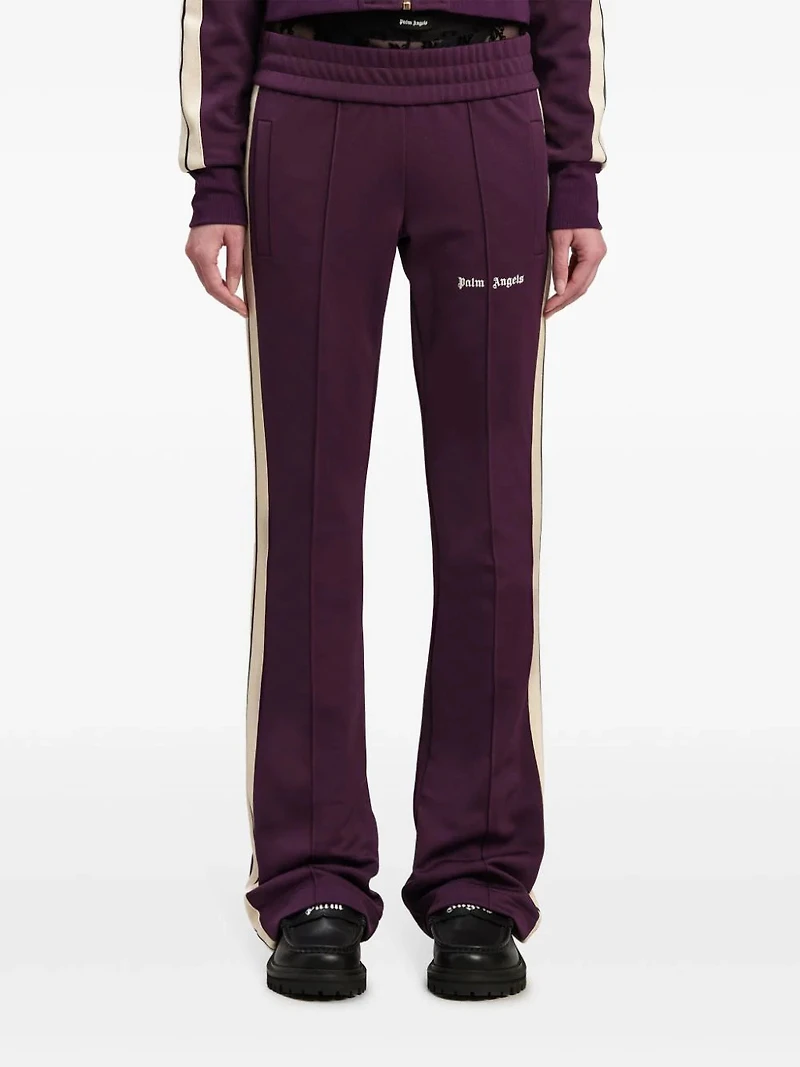 PALM ANGELS - Flare Track Pants in Purple