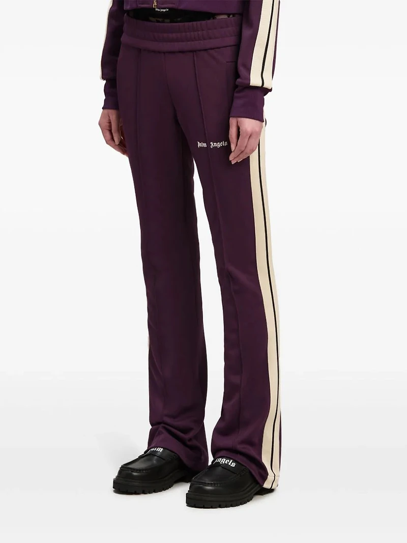 PALM ANGELS - Flare Track Pants in Purple