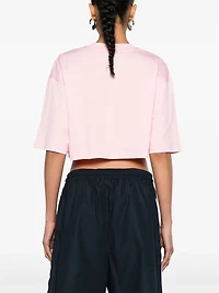 MARNI - Logo Cropped Tee in Pink
