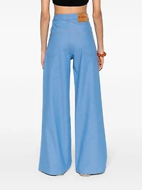 MARNI - High Rise Wide Leg Jeans