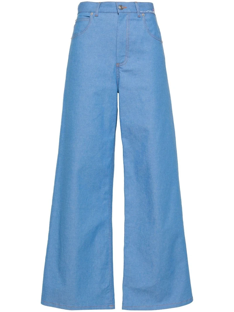 MARNI - High Rise Wide Leg Jeans