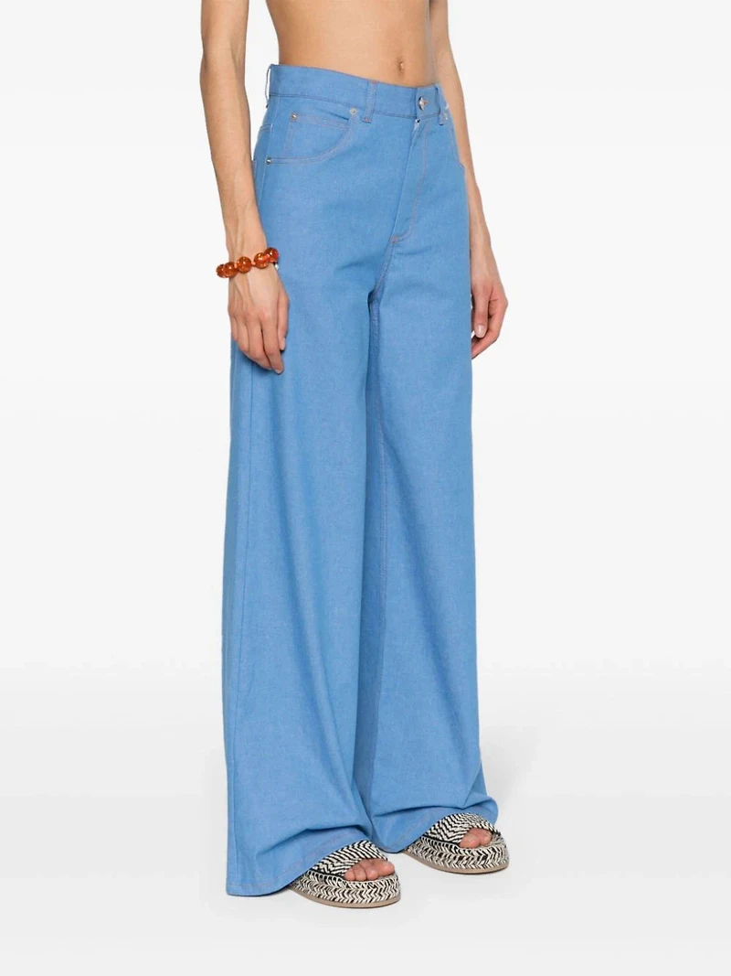 MARNI - High Rise Wide Leg Jeans