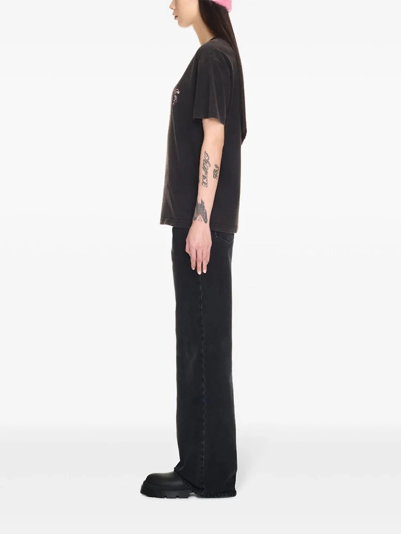 OFF-WHITE - T-Shirt in Washed Black