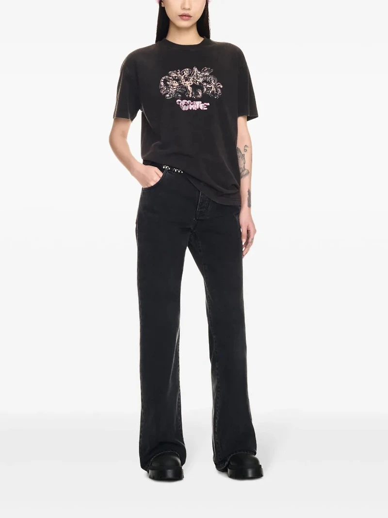OFF-WHITE - T-Shirt in Washed Black