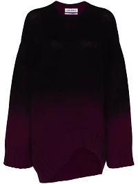 THE ATTICO - Ombré Long Line Sweater in Purple