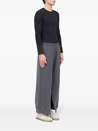 MM6 MAISON MARGIELA - Split Hem Track Pants in Dark Gray