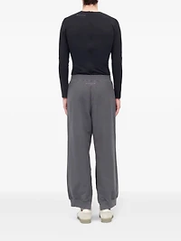 MM6 MAISON MARGIELA - Split Hem Track Pants in Dark Gray