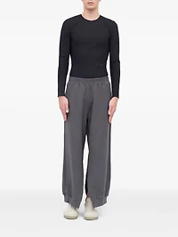 MM6 MAISON MARGIELA - Split Hem Track Pants in Dark Gray