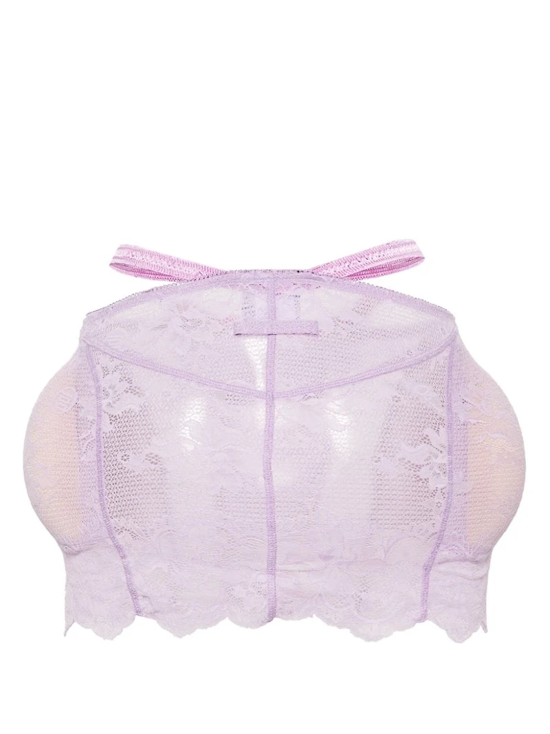 JEAN PAUL GAULTIER X SHAYNE OLIVER - Lace Shapewear Skirt in Lilac