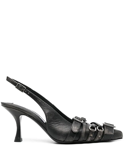 ACNE STUDIOS - Slingback Leather Pumps