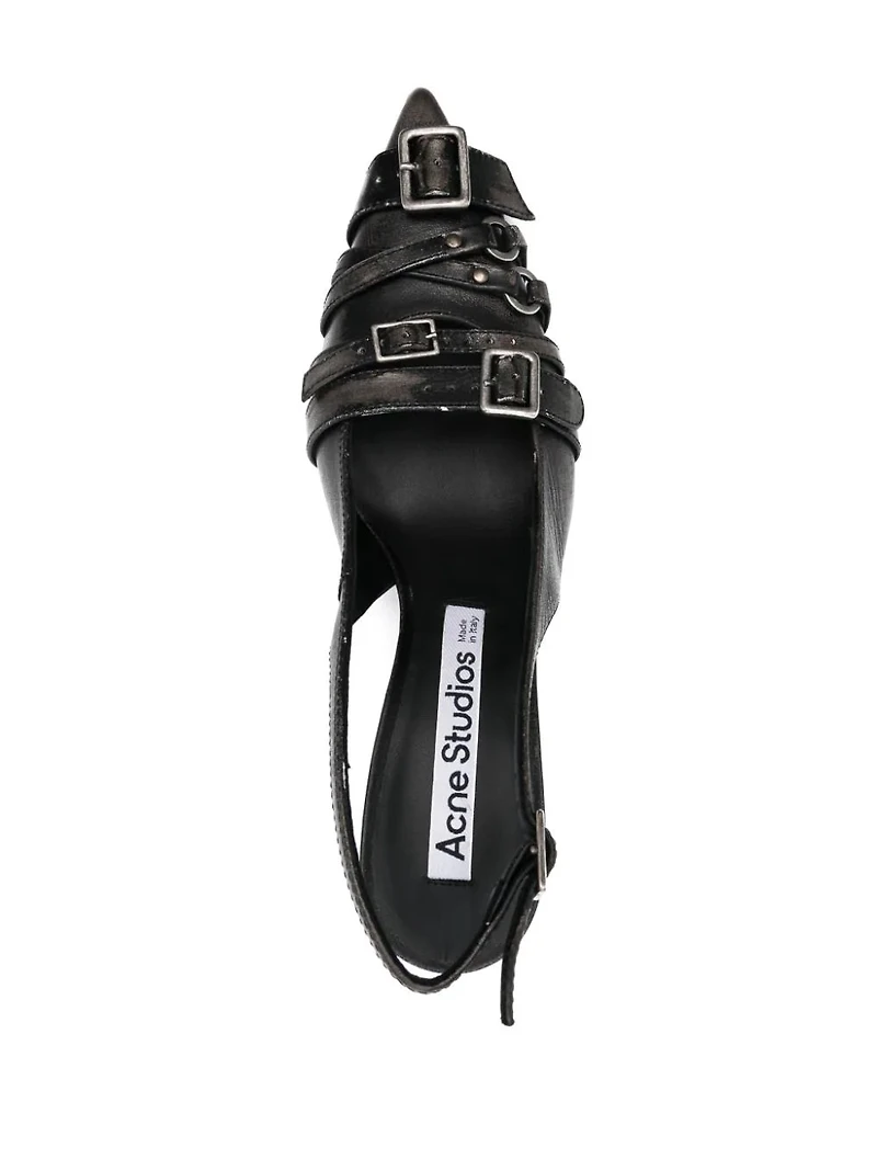 ACNE STUDIOS - Slingback Leather Pumps