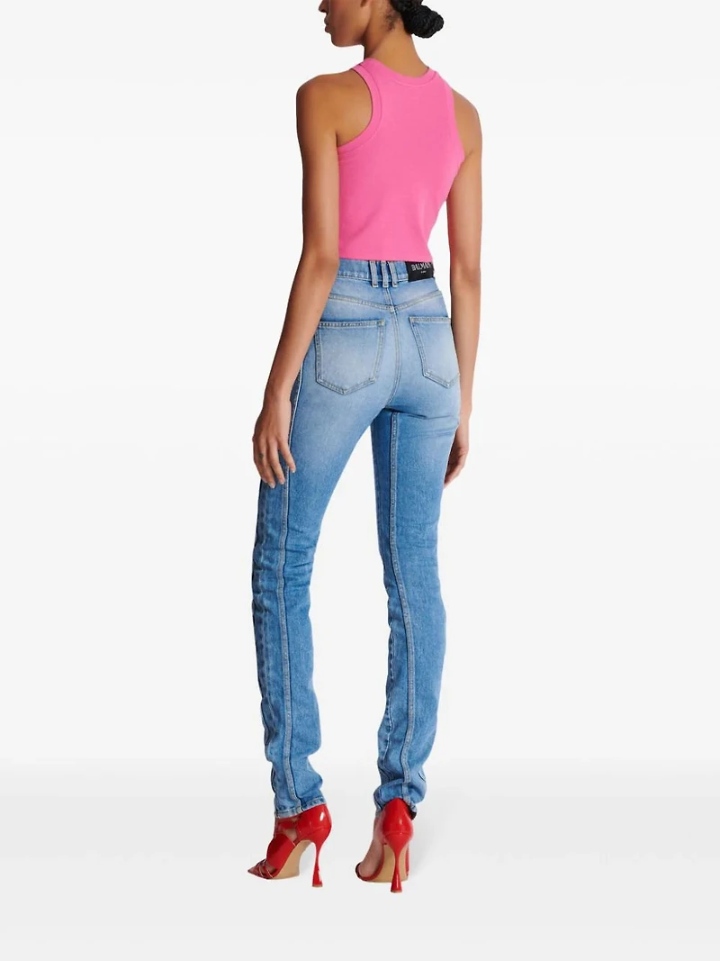 BALMAIN - Logo Tank Pink