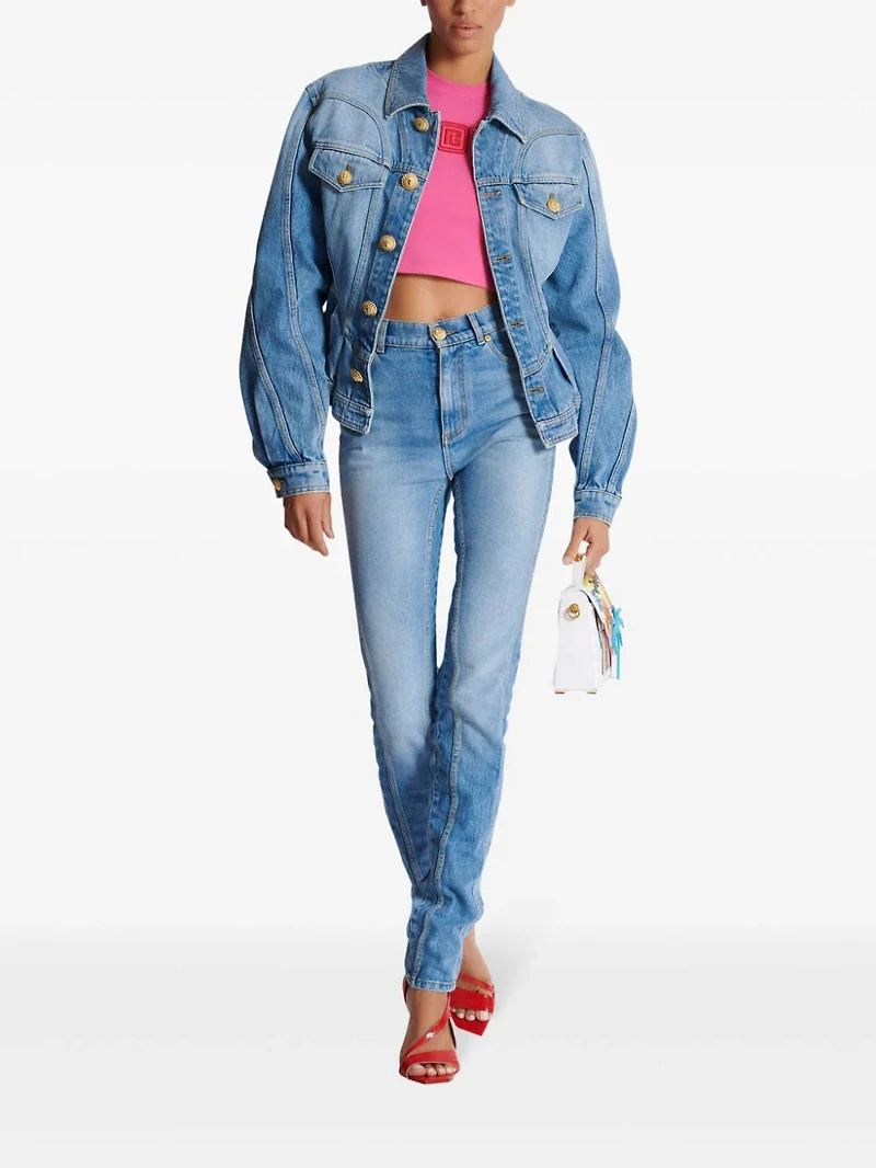 BALMAIN - Logo Tank Pink