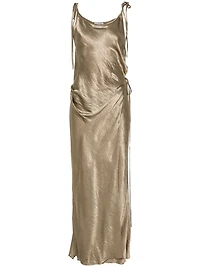 ACNE STUDIOS - Crinkled Satin Dress