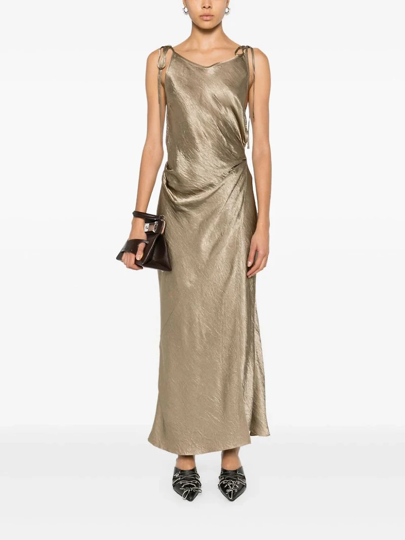 ACNE STUDIOS - Crinkled Satin Dress