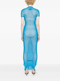 JEAN PAUL GAULTIER X SHAYNE OLIVER - Mesh Dress in Blue