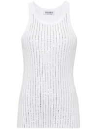 THE ATTICO - Rhinestone Embellished Tank