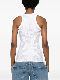 THE ATTICO - Rhinestone Embellished Tank