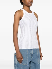 THE ATTICO - Rhinestone Embellished Tank