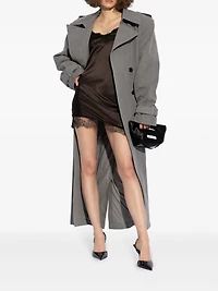 THE ATTICO - Asymmetrical Slip Dress in Brown