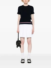 THOM BROWNE - Pique Logo-Patch Jumper