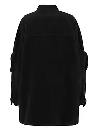 THE ATTICO - Denim Jacket in Washed Black