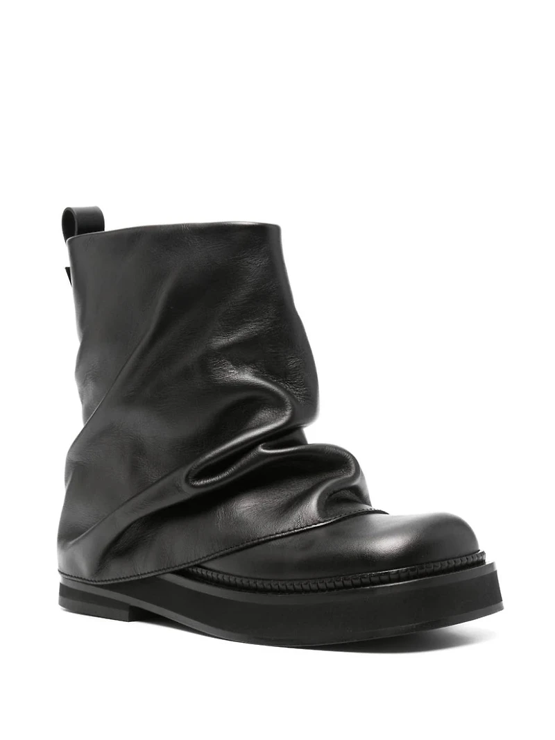 THE ATTICO - Leather Ankle Boots