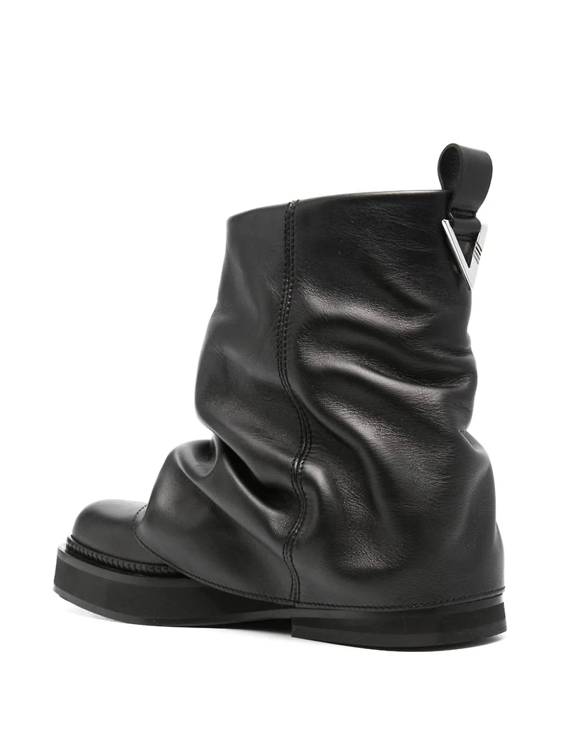 THE ATTICO - Leather Ankle Boots