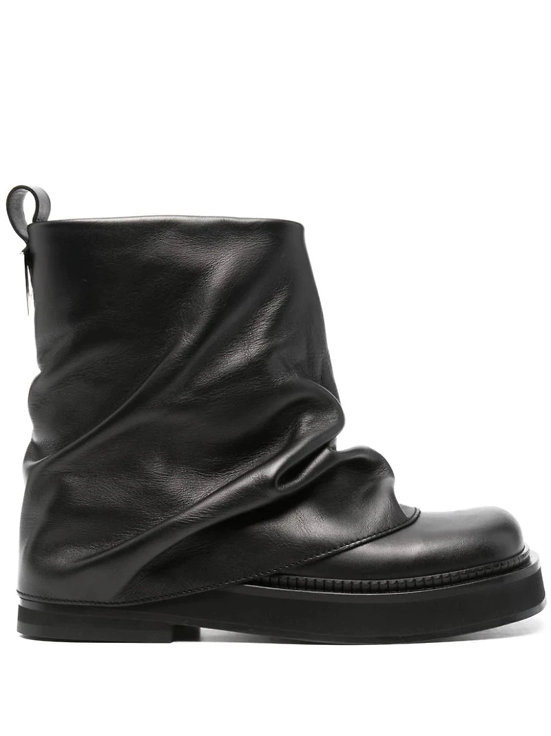 THE ATTICO - Leather Ankle Boots