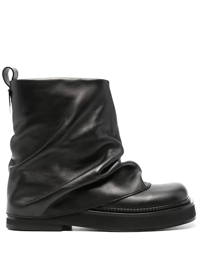 THE ATTICO - Leather Ankle Boots