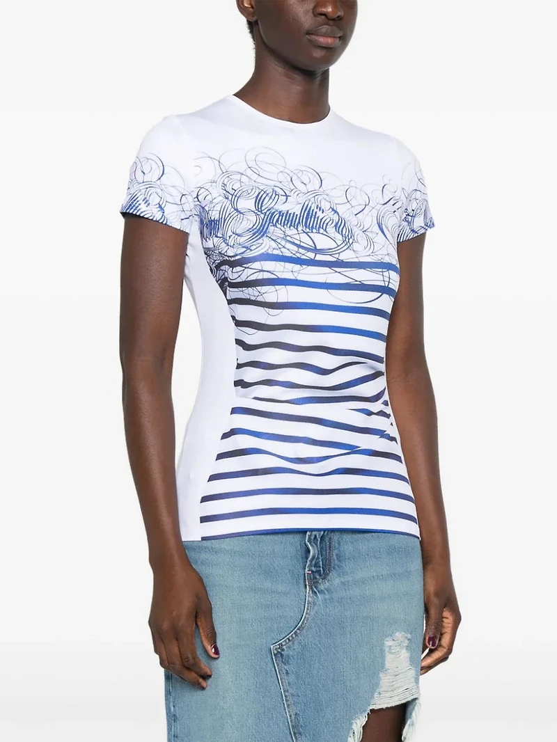 JEAN PAUL GAULTIER - Trompe L'Oeil Print T-Shirt