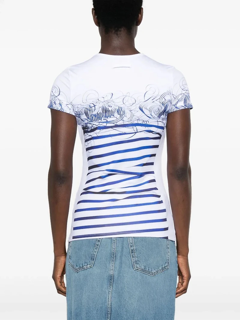JEAN PAUL GAULTIER - Trompe L'Oeil Print T-Shirt