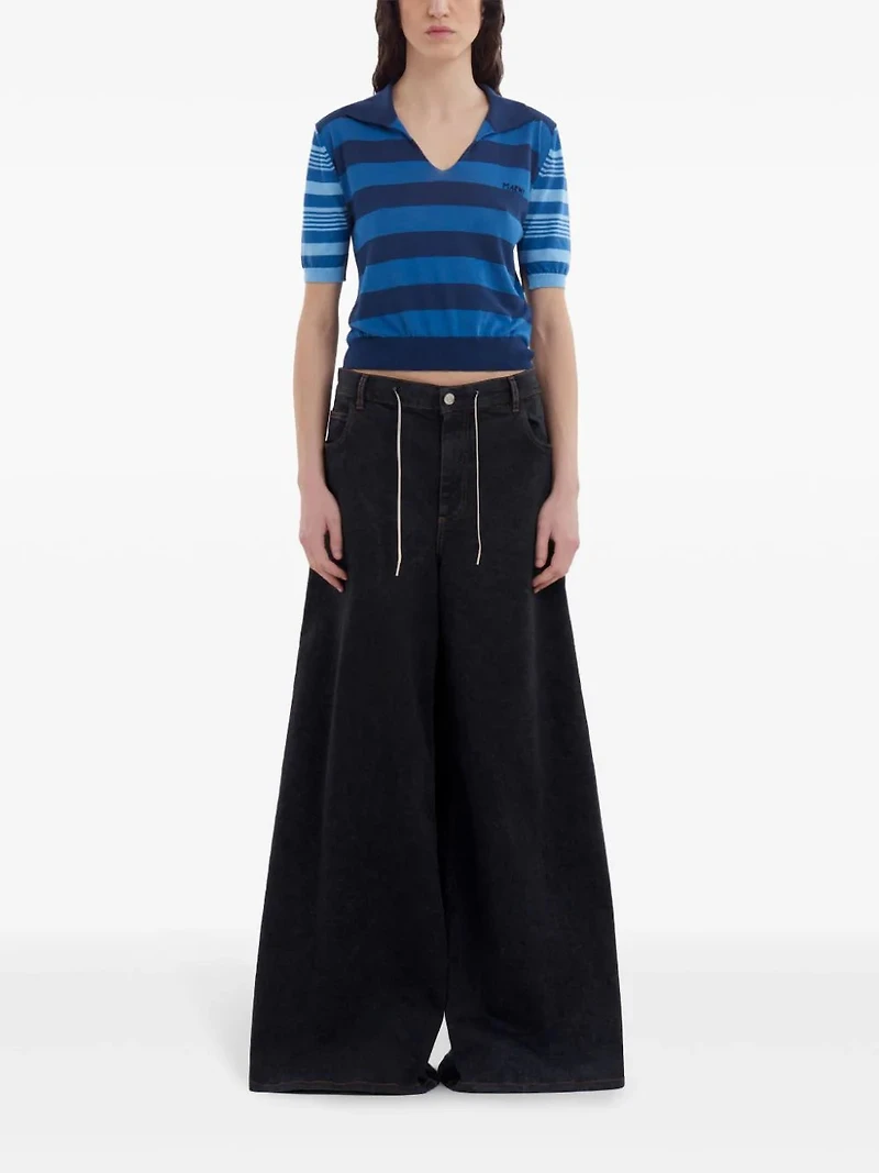 MARNI - High Rise Wide Leg Jeans