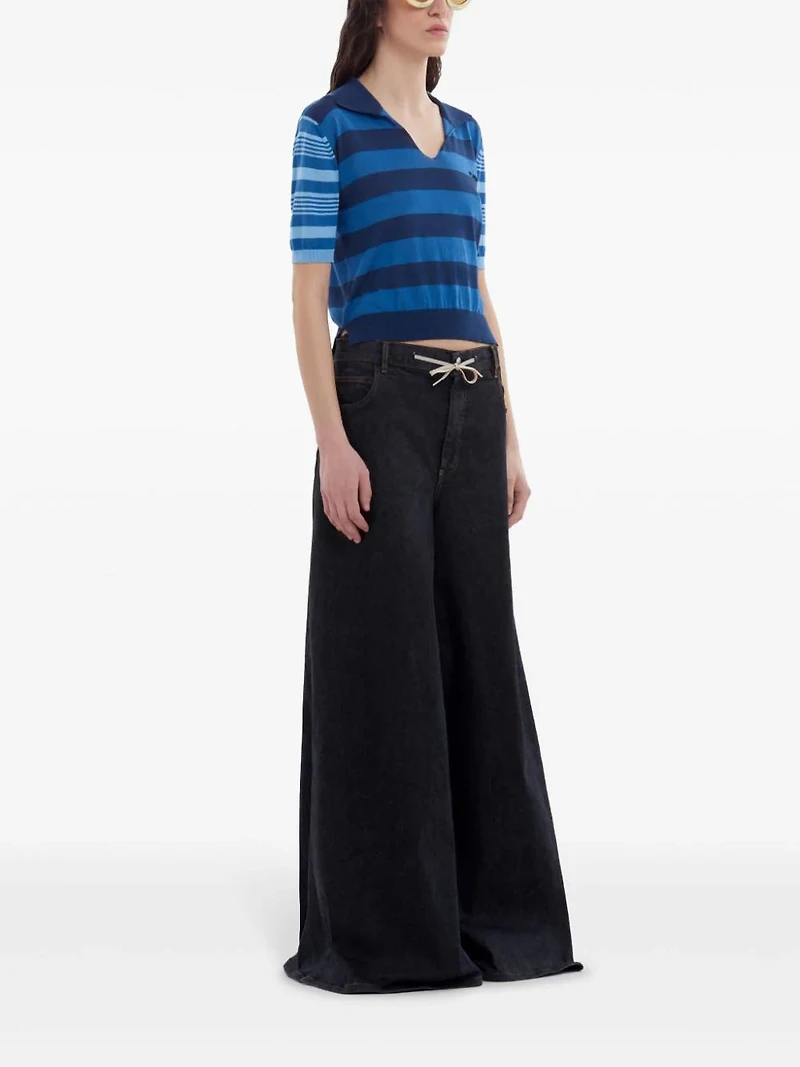 MARNI - High Rise Wide Leg Jeans