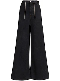 MARNI - High Rise Wide Leg Jeans