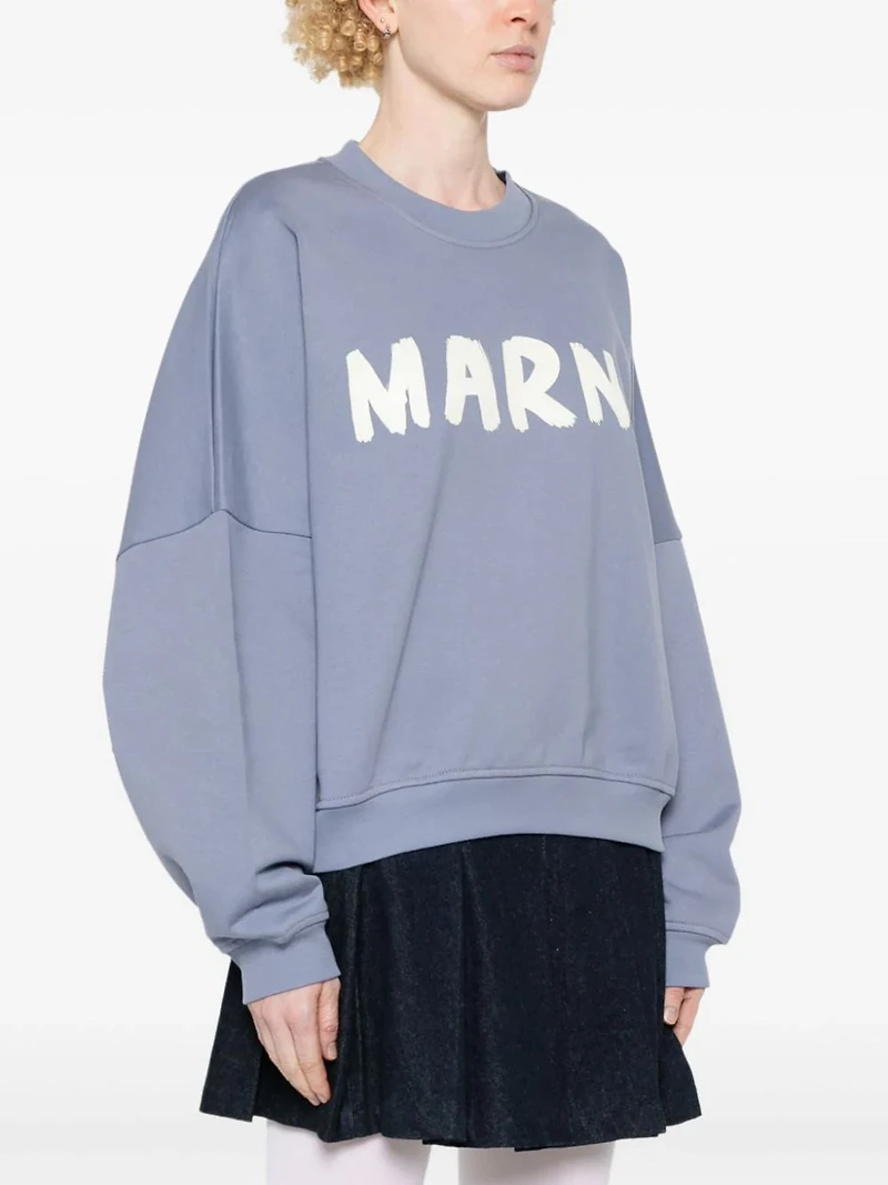 MARNI - Logo Sweatshirt in Blue